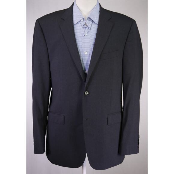 Lauren Ralph Lauren Mens Slim Fit Solid Gray 2-Btn Wool Blazer Jacket 42R - Picture 2 of 9